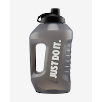 Nike Super Water Jug, Anthracite/Black/White, 128-oz Front_Flat