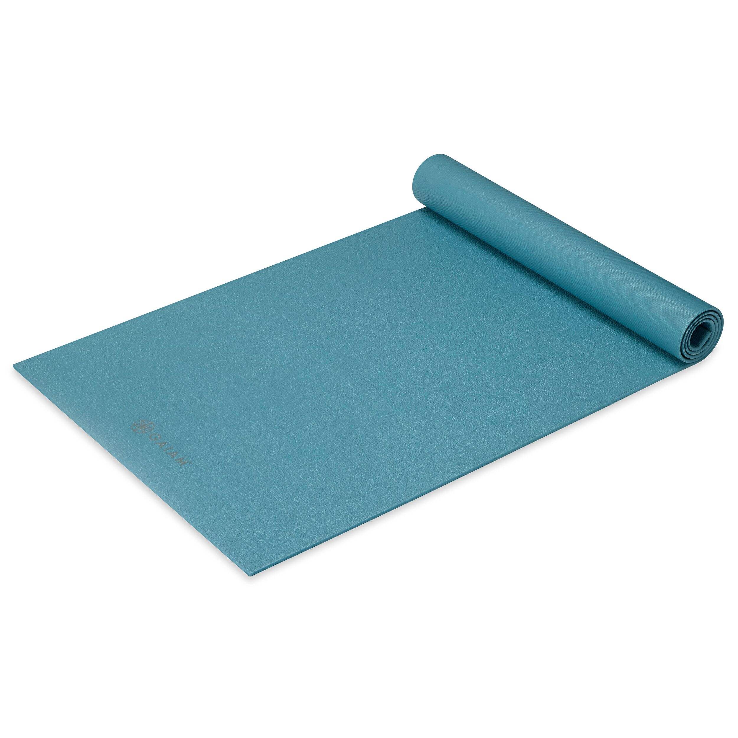 Tapis à Pilates Gaiam, sarcelle Front_Angled_Left