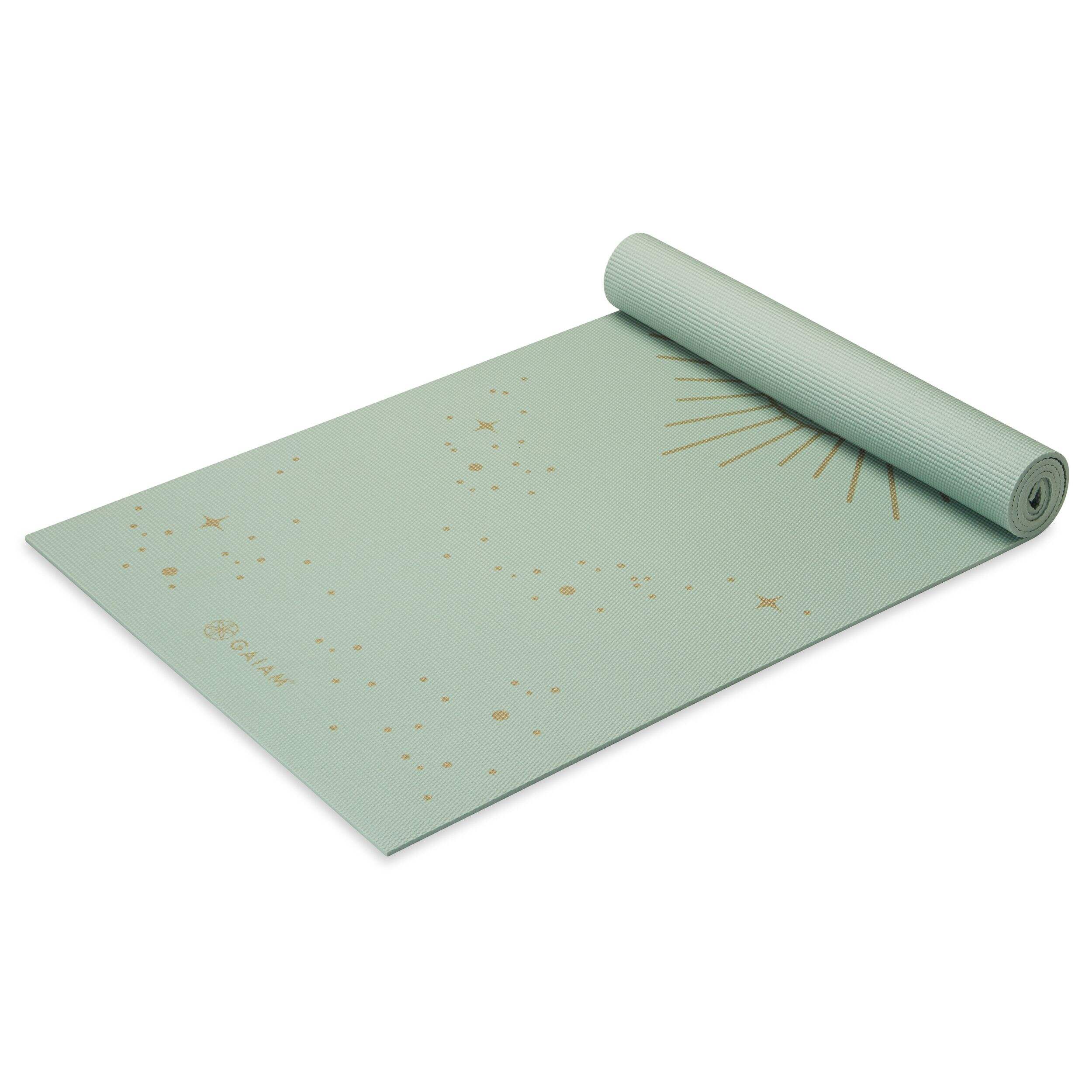 Tapis de yoga Gaiam 6 mm, Supernova Sky Front_Angled_Left