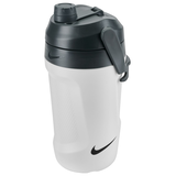 Nike 40oz Fuel Jug Chug Bottle, White Front_Angled_Left