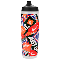 Bouteille d'eau compressible à motif Nike Refuel, 24 oz, orange