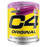 C4 Original Pre-Workout Powder, Grape Popsicle Flavour, 200mg Caffeine 30 Servings Front_Flat