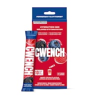 CWENCH Electrolytes Hydration Mix, 10-pc, Assorted Flavours Front_Flat