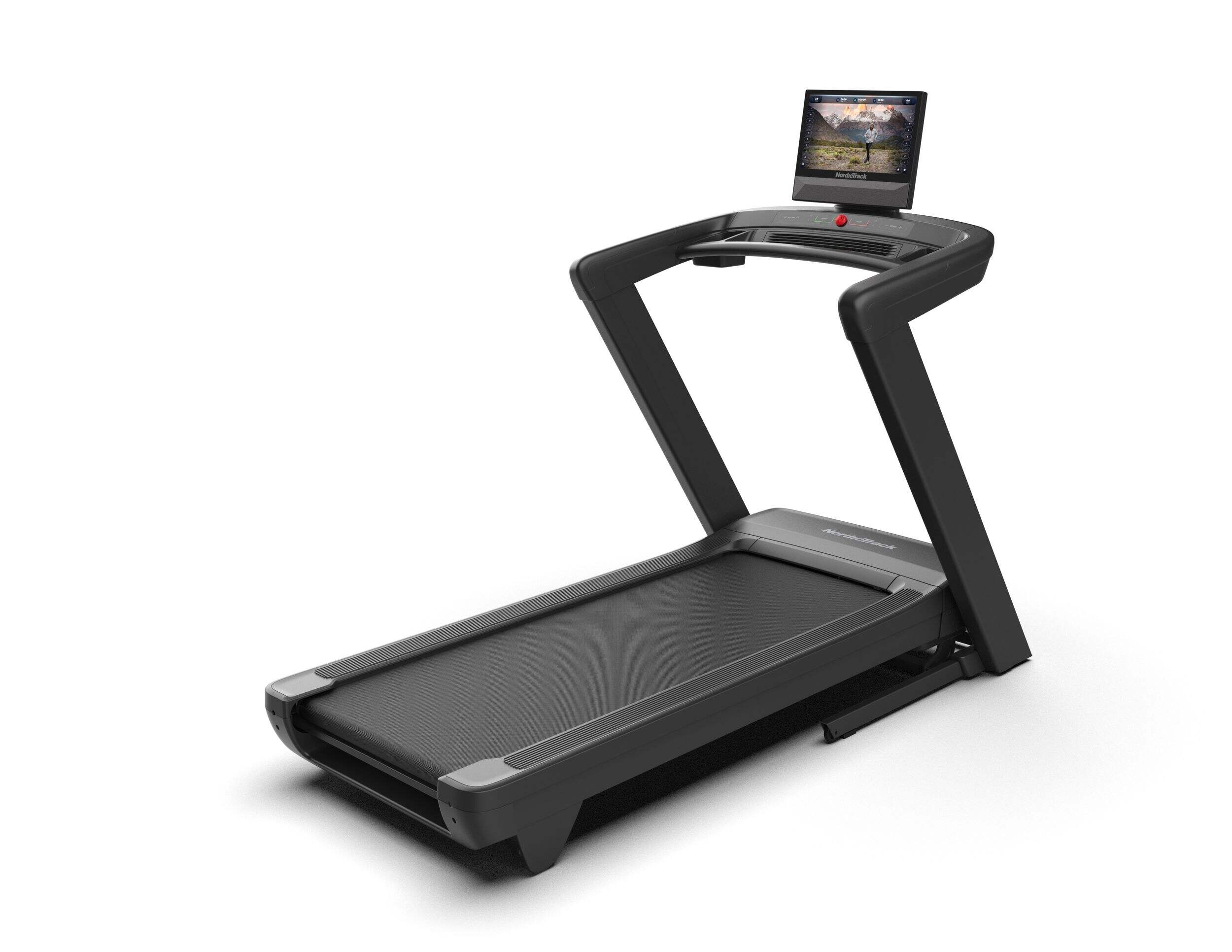 NordicTrack 1750 Treadmill,  iFIT® Enabled Front_Three_Fourths_Angled_Left