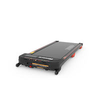 PowerG Compact Walking Pad Treadmill with Remote, Under Desk Treadmill For Home & Office Use Front_Angled_Left