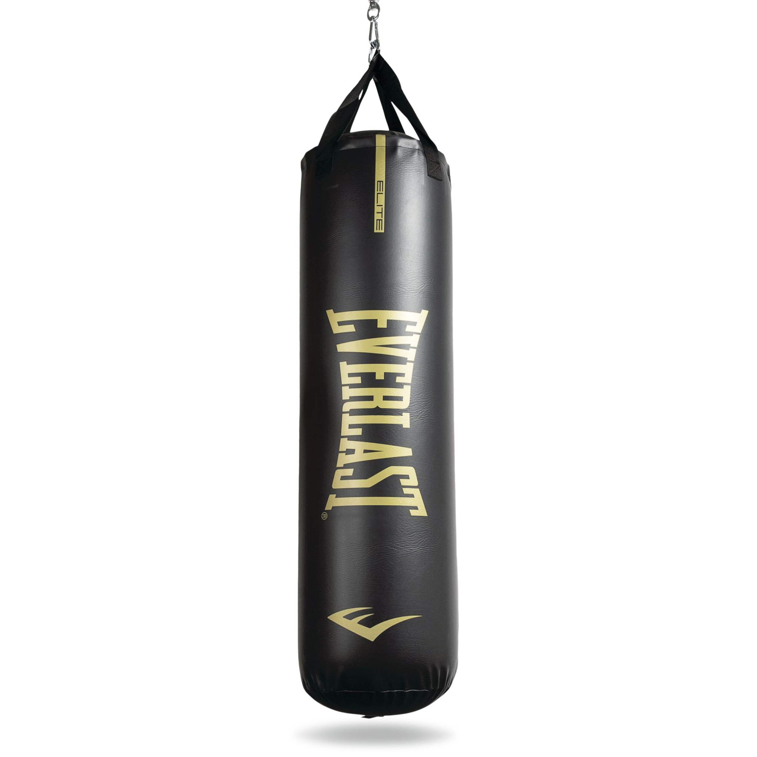 Sac de frappe lourd Elite Nevatear d'Everlast, noir, 100 lb Front_Flat