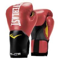 Everlast Elite Boxing Gloves, Red, 14-oz Composite_or_Mixed