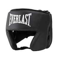 Everlast Core Headgear, Adult, One Size, Black Front_Angled_Left