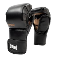 Everlast Titan Hybrid Gloves with Targeted Padding, Black, Assorted Sizes Composite_or_Mixed