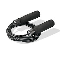 WA:KE Athletic Comfort Grip Speed Jump Rope, Black, 9-ft
