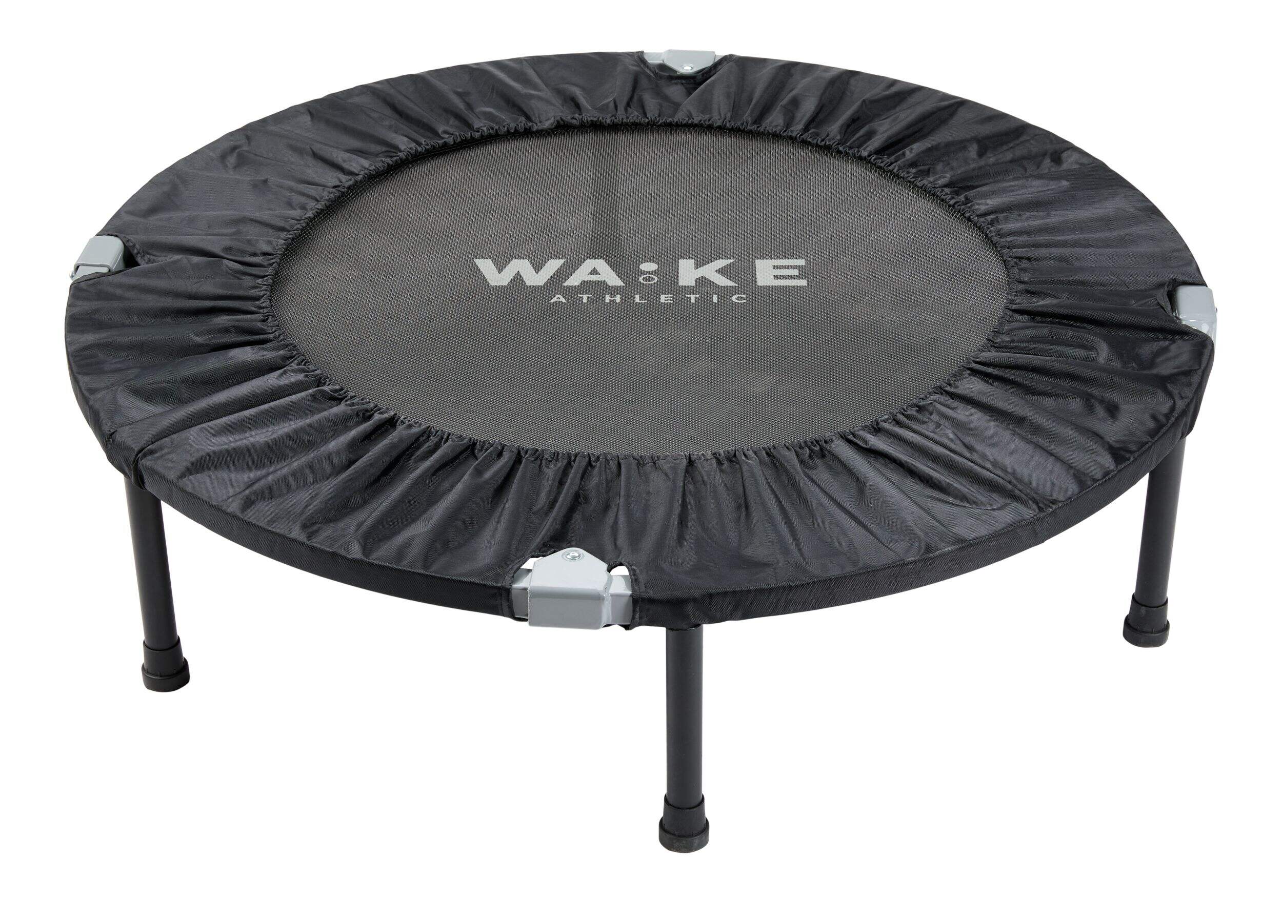 WA:KE Athletic Miniature Foldable Core Trampoline, 36-in Front_Elevated