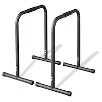 WA:KE Athletic Adjustable Dip Bar Stand Set, 2-pc