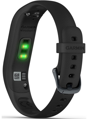 Garmin vívosmart® 4 Fitness Activity Tracker, Black with Midnight ...