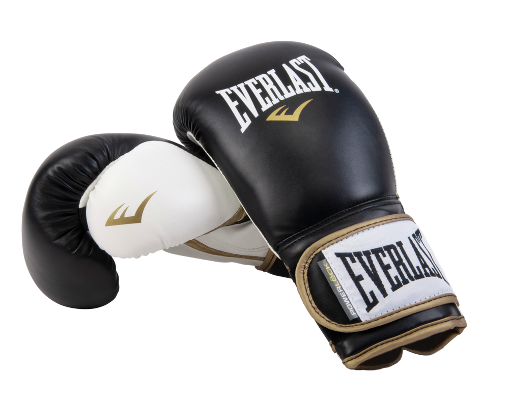 Everlast PowerLock Training Gloves, Black/White | Canadian Tire