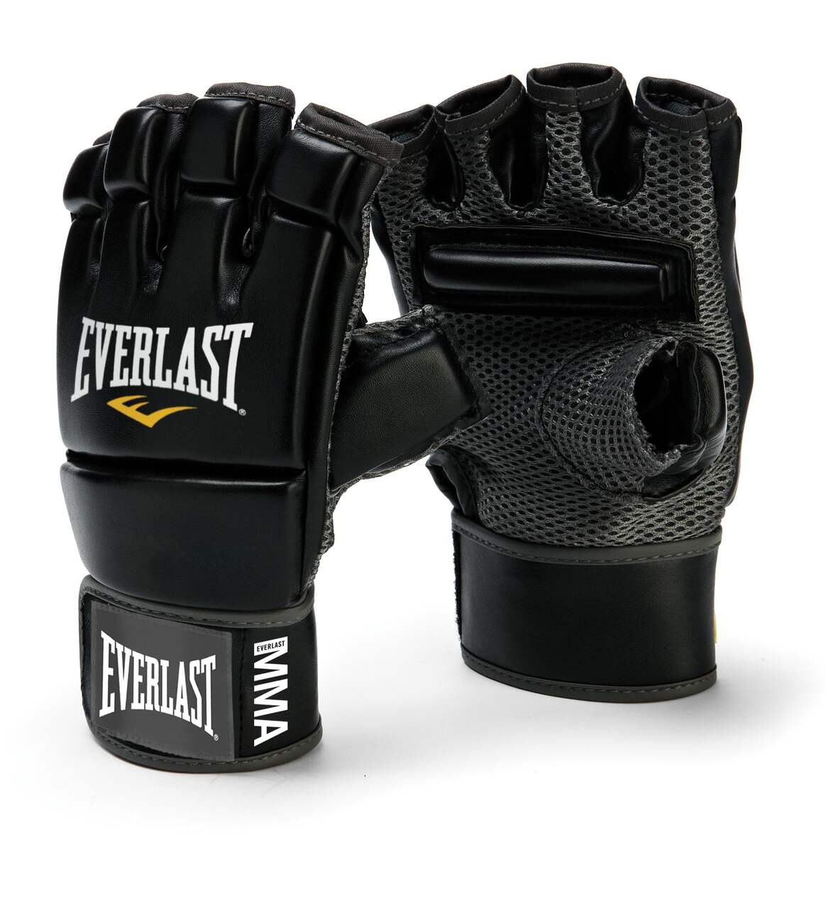 Everlast MMA Pro Style Grappling Boxing Gloves, Black, Small/Medium