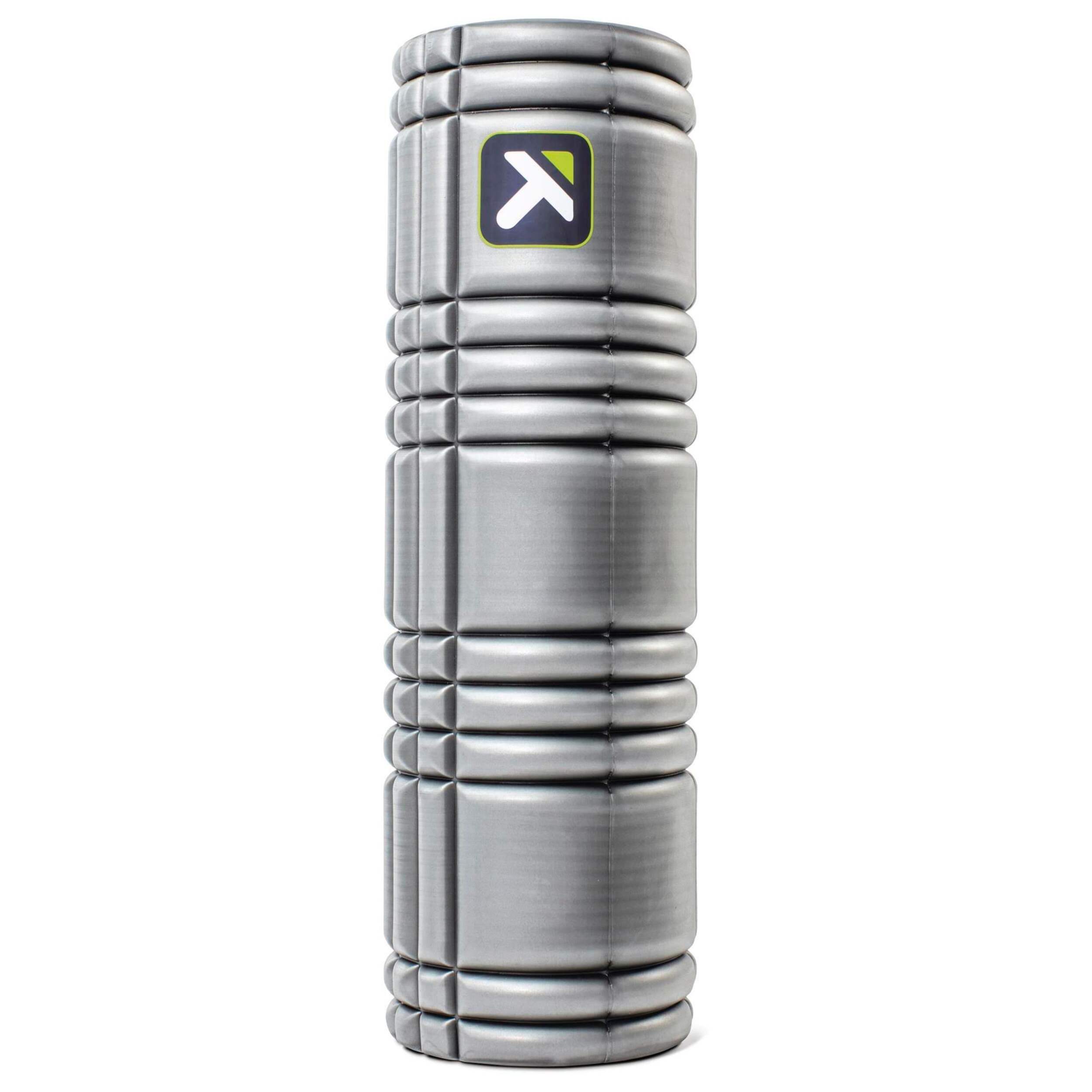 TriggerPoint CORE Foam Roller, Grey, 18-in Front_Flat