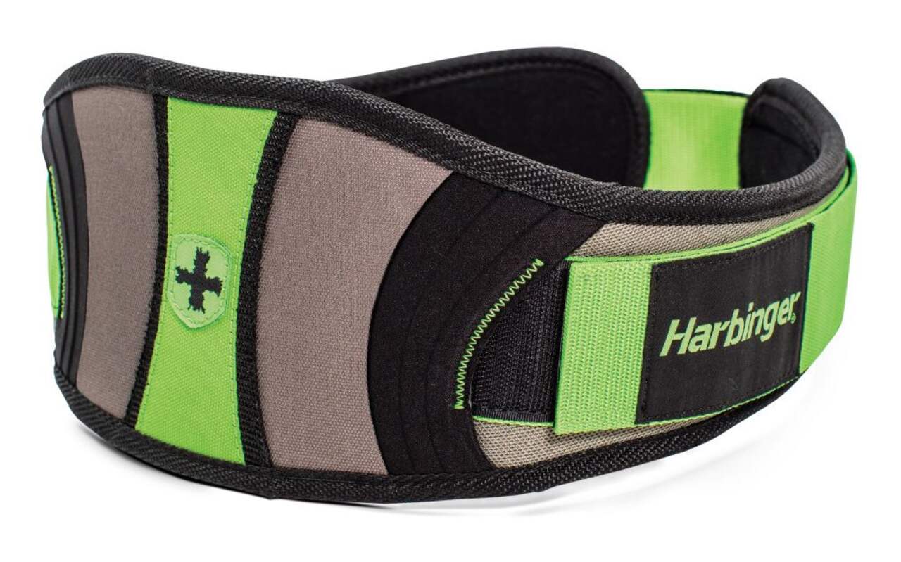 Harbinger Women's FlexFit Contour Belt, Green/Black