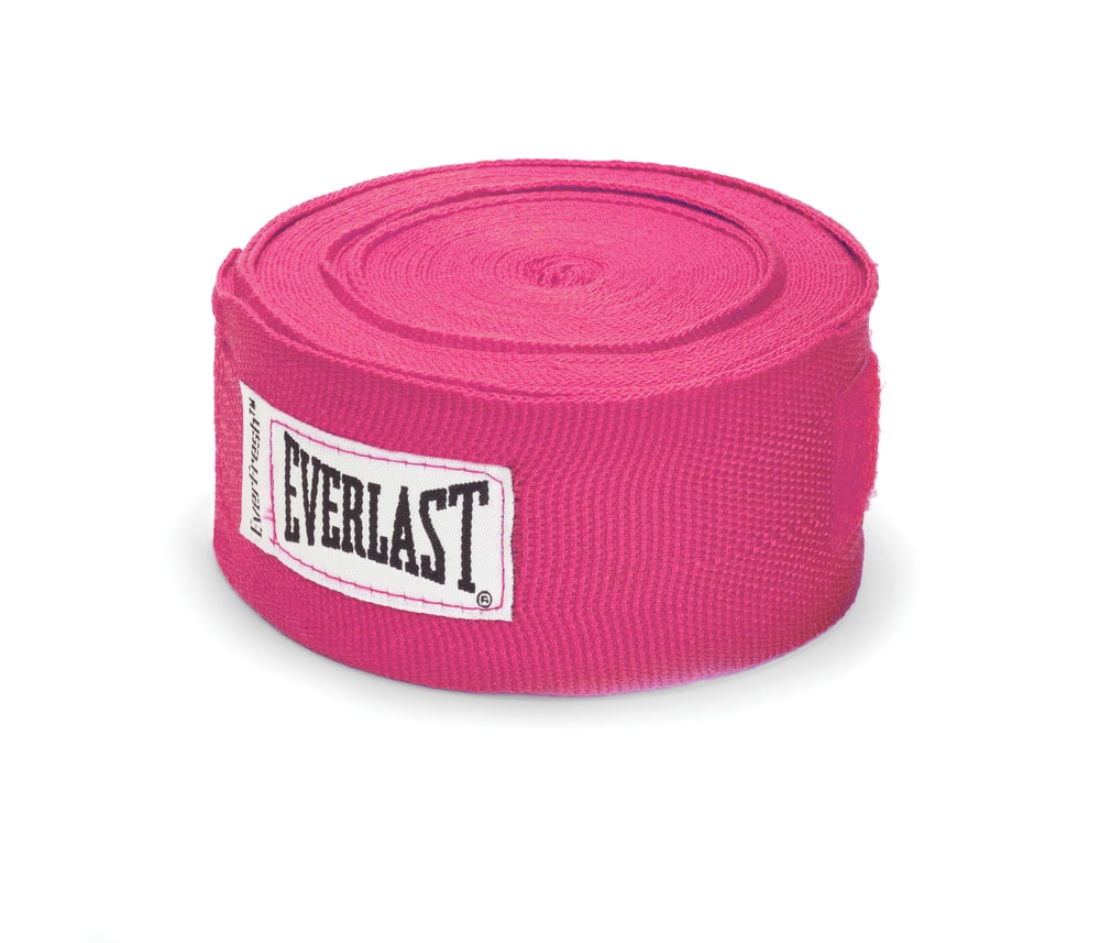 120-Inch Pink Everlast Boxing Hand Wraps 