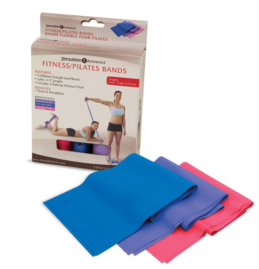 Zenzation Athletics Fitness/Pilates Band, 3pk Canadian Tire