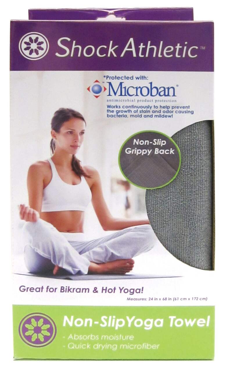 Shock Athletic Non-Slip Yoga Towel