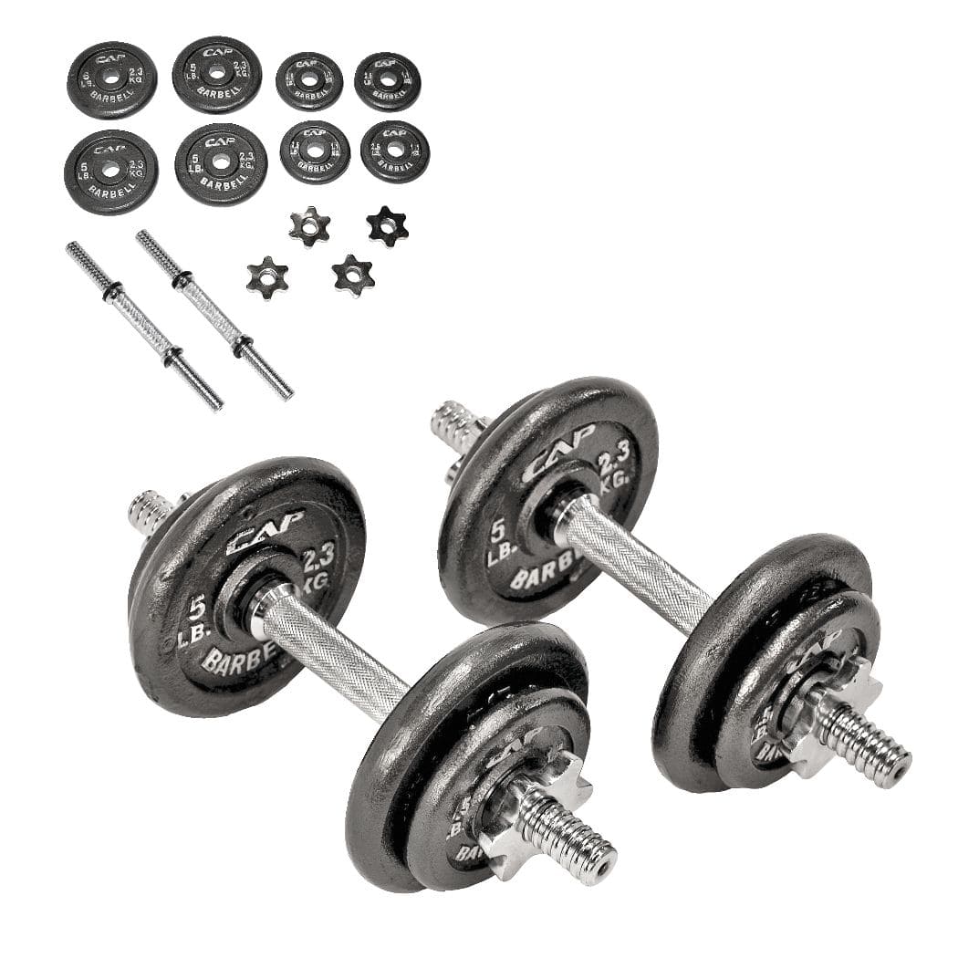 Cap Barbell Dumbbell Weight Set 40 lb Set 12 pc Canadian Tire