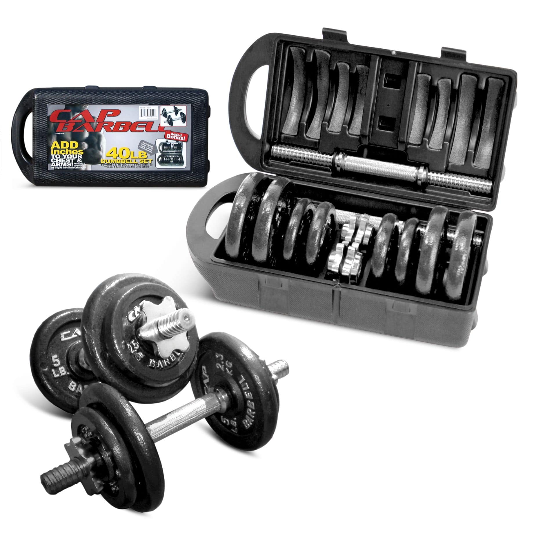 Cap Barbell Dumbbell Weight Set 40 lb Set Canadian Tire