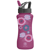 EZ-Flip Frosted Plastic Water Bottle, 710-mL