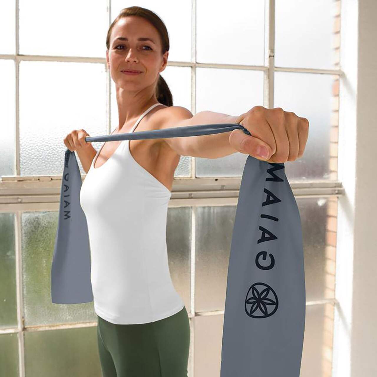 Gaiam Restore Strength and Flexibility Resistance Band Set, 3-pc