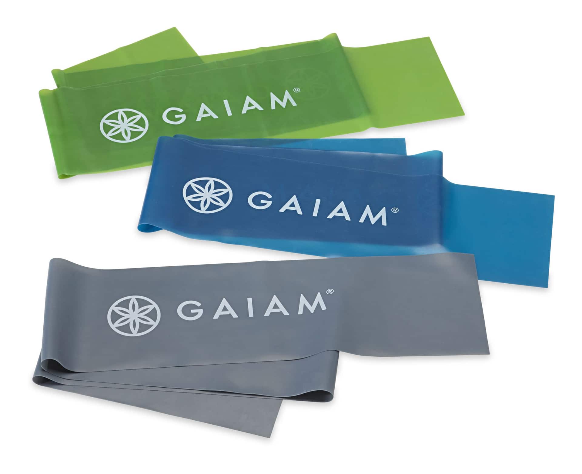 Gaiam Loop Band Kit, Includes Light, Medium and Heavy Resistance