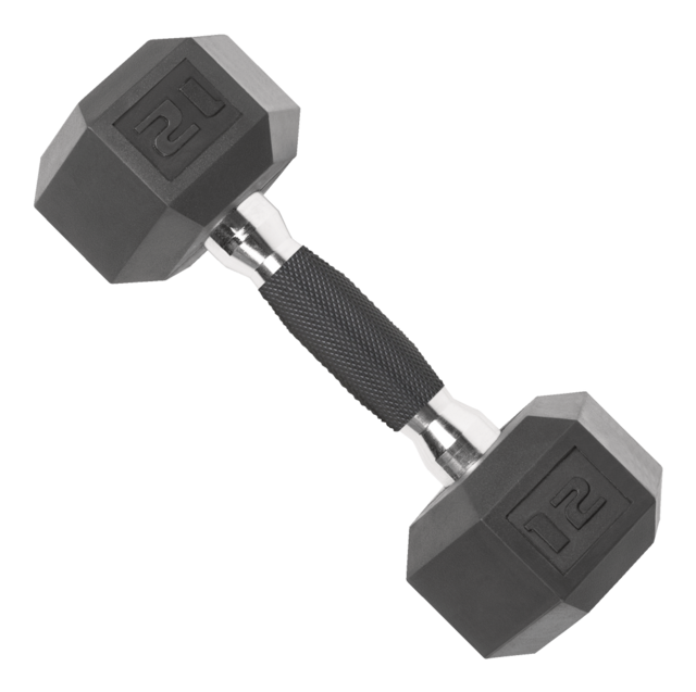 Rubber Hex Dumbbell Weight, 1pc Canadian Tire
