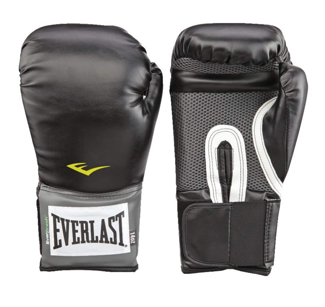 Everlast Partner Training Boxing Gloves and Punch Mitt Kit, Black
