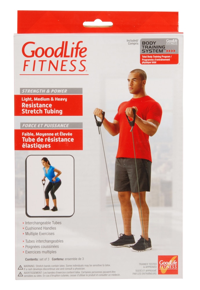 GoodLife Fitness 3in1 Resistance Bands Kit with Handle Canadian Tire
