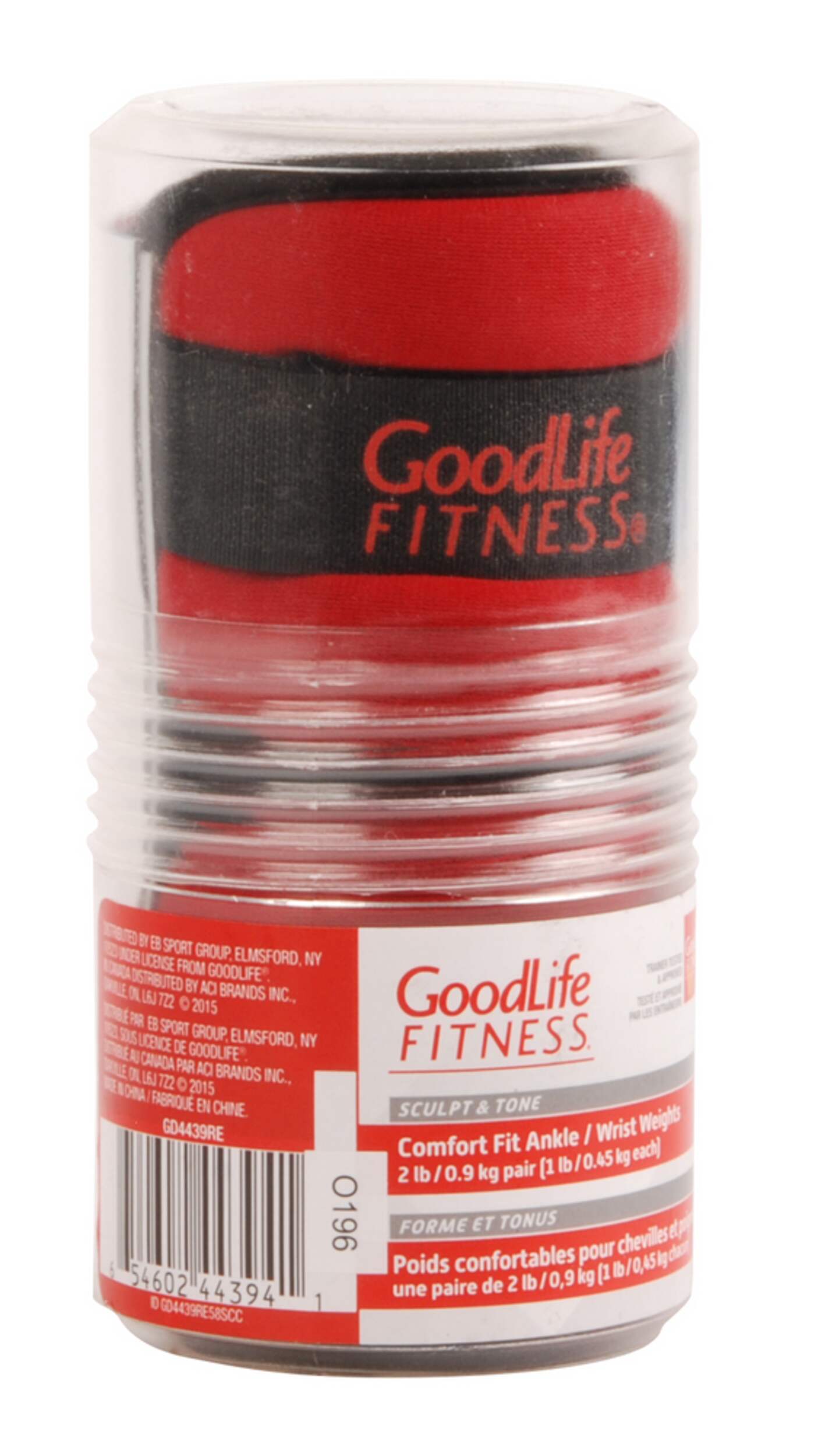GoodLife Fitness Ankle/Wrist Weights, 1lb, 2pk Canadian Tire