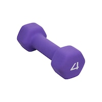 Cap Solid Neoprene Dumbbell, Single, 4-lb