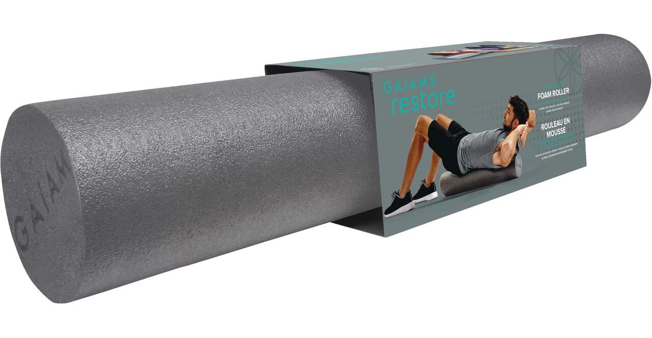  Gaiam Restore Foam Roller For Muscle Massage - 18