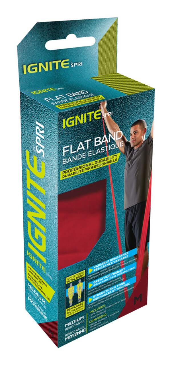 SPRI Ignite Active Therapy Flat Band Variety of Resistances
