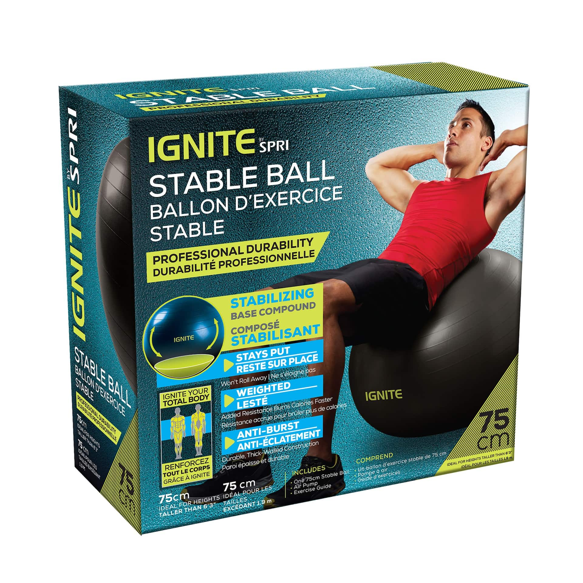 Spri 55cm exercise ball on sale