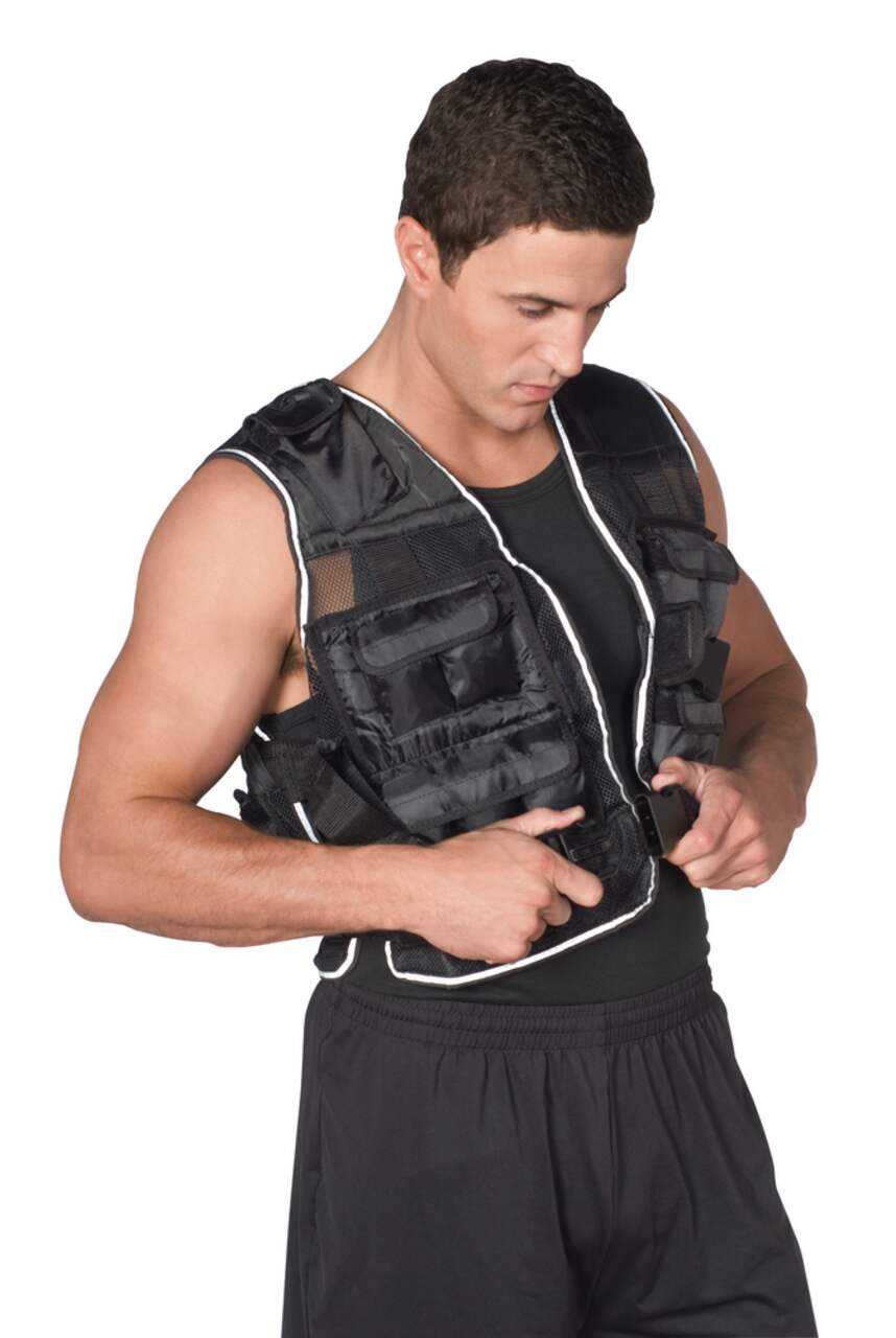 GoodLife Fitness Weighted Vest, 20-lb