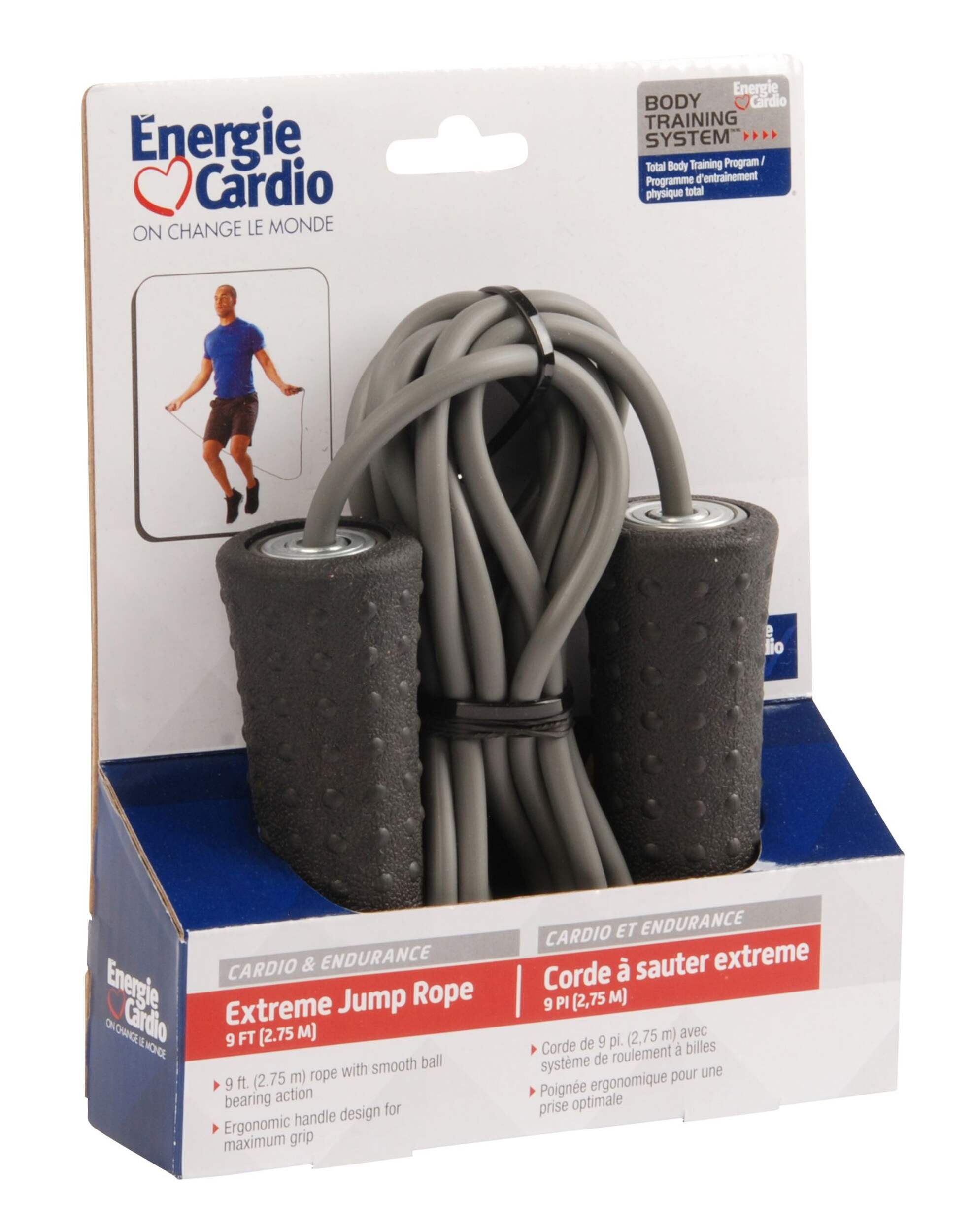 Energie Cardio Extreme Jump Rope, 9-ft Front_Angled_Right