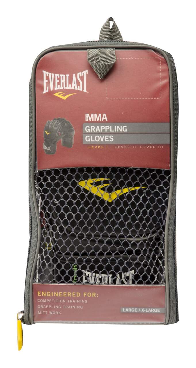 Everlast Train Advanced MMA 7-Ounce Closed-Thumb Grappling/Training Gloves