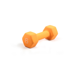 Cap Solid Neoprene Dumbbell, Single, 6-lb Front_Three_Fourths_Angled_Right