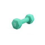 Cap Solid Neoprene Dumbbell, Single, 9-lb Front_Three_Fourths_Angled_Right