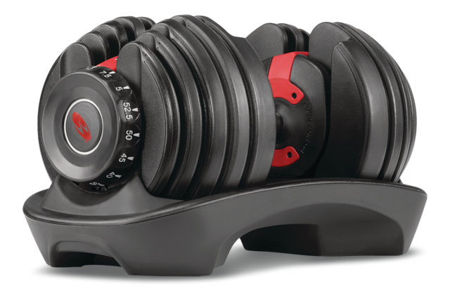 Bowflex Selecttech® 552 Adjustable Dumbbell, 5-52.5-lbs, Single, Jrny 