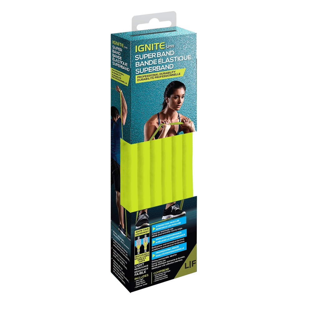 Ignite by SPRI Superband, 40in, Variety of Resistances Canadian Tire