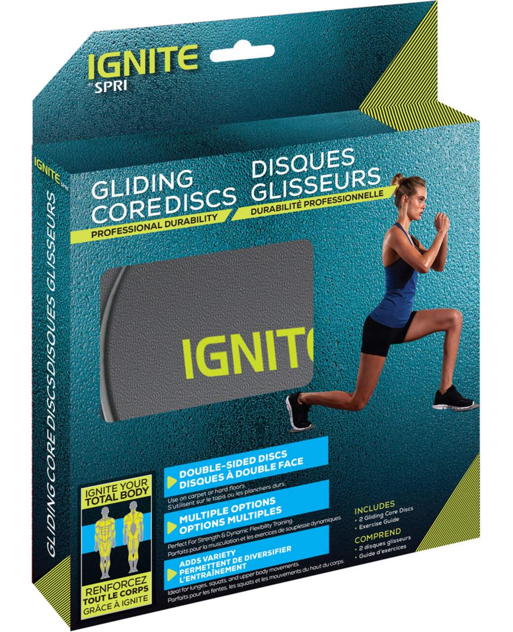 Spri gliding sales core discs