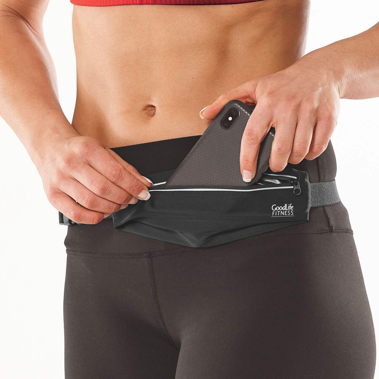 GoodLife Fitness Reflective Belt Pack