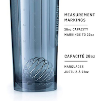 BlenderBottle Pro Shaker Bottle, Black, 28-oz CloseUp