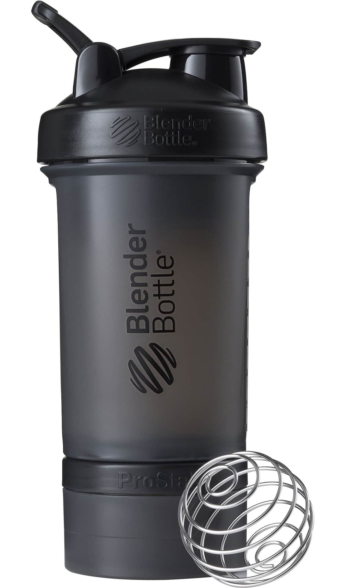 BlenderBottle ProStak Shaker Bottle with Protein Compartment Black 22 oz Canadian Tire