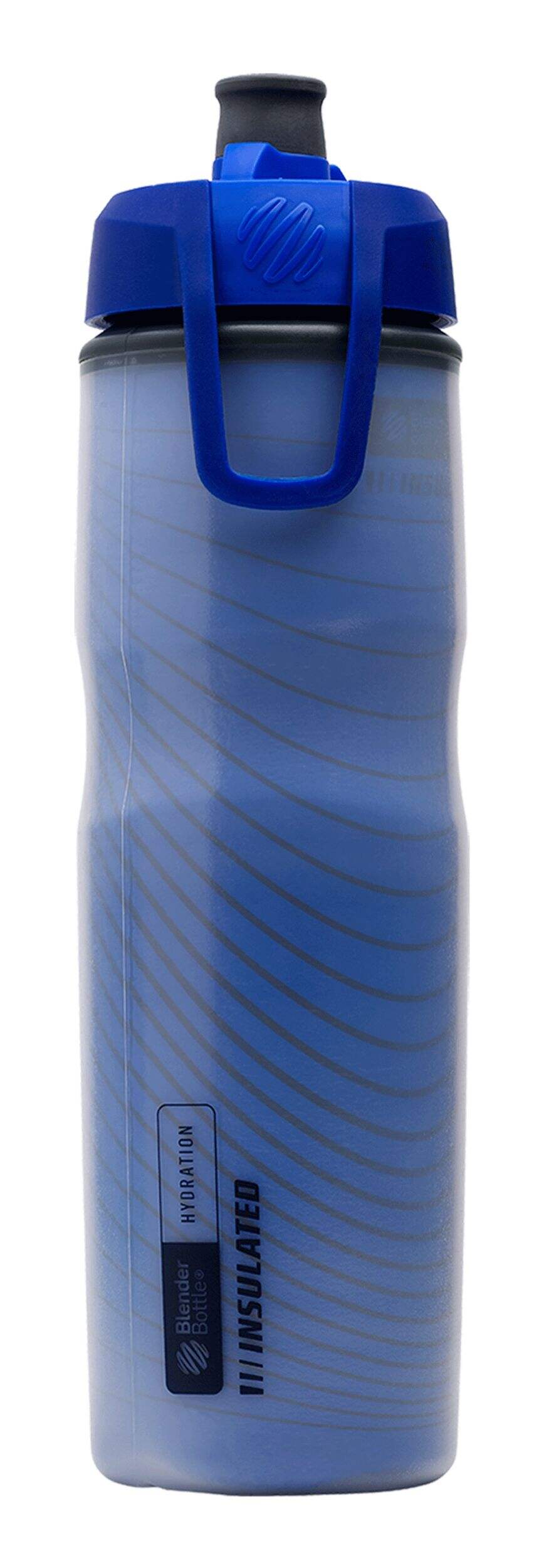 BlenderBottle Halex Bottle, Blue, 24-oz Front_Flat