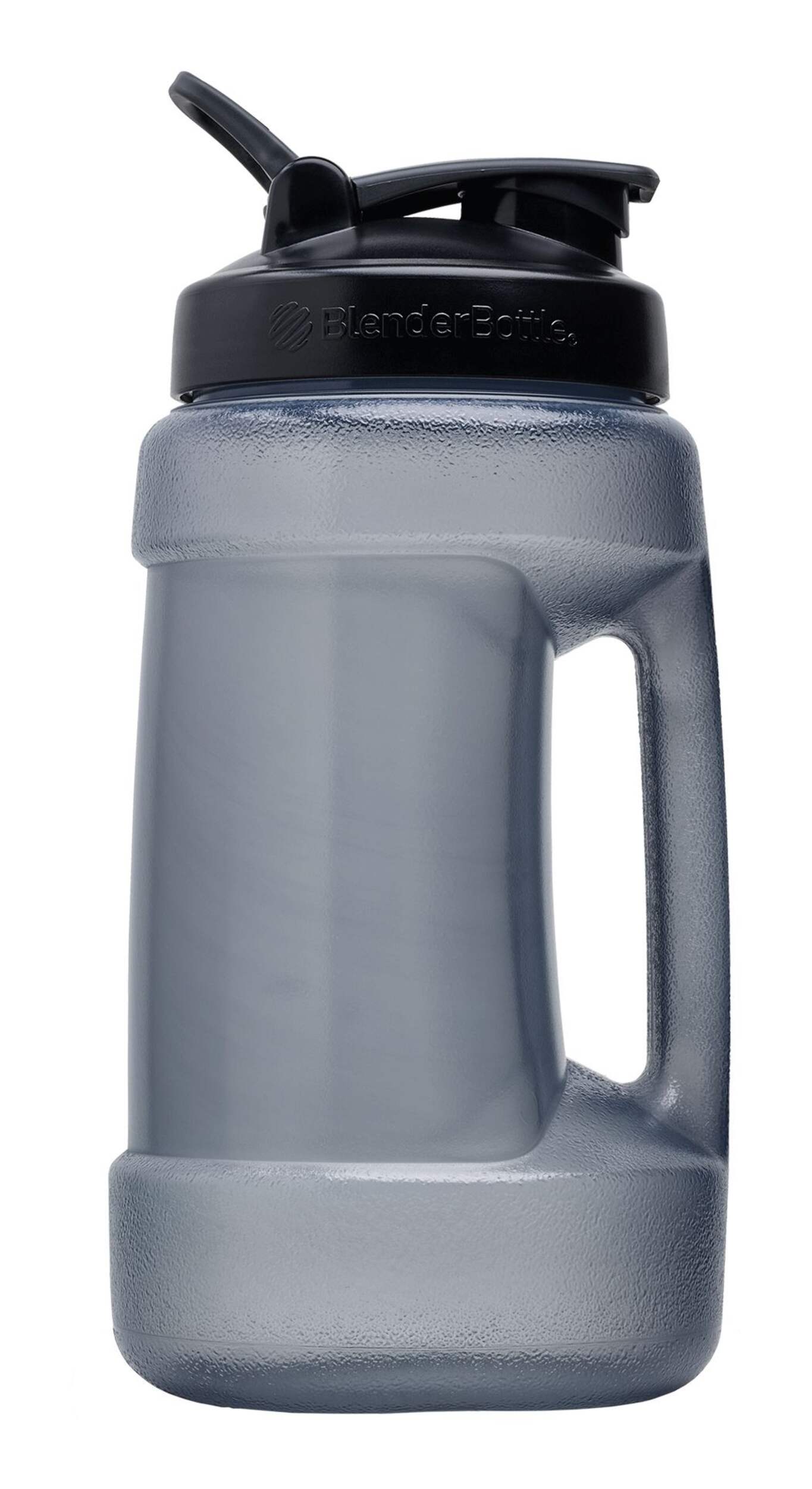 BlenderBottle Koda Water Bottle with Finger Carrying Loop, Black, 2.2-L Side_Right